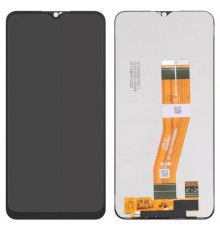 Дисплей для Samsung A042 Galaxy A04e, чорний, Best copy, без рамки, Copy