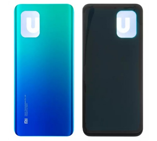 Задняя панель корпуса для Xiaomi Mi 10 Lite, Mi 10 Youth 5G, синяя (Aurora Blue), M2002J9G