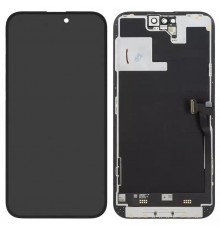 Дисплей для iPhone 14 Pro Max, чорний, з рамкою, Original (PRC), NEW