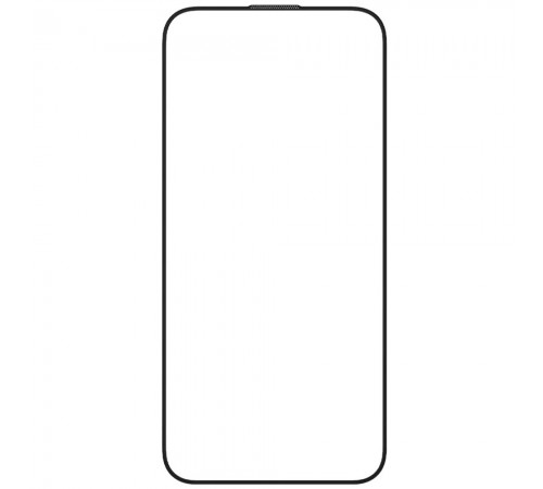 Захисне скло для Apple iPhone 15 Pro, 0.3mm, 2.5D, 9H, Glass Pro+, Full Coverage Screen Protector, Momax (PZAP23MF1D), чорний
