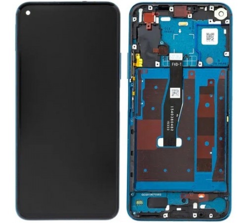 Дисплей для Huawei Honor 20 Pro, синій (Phantom Blue), з рамкою, Original (PRC)