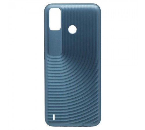 Задняя панель корпуса для Tecno Spark Go (2021), синяя (Maldives Blue), Copy