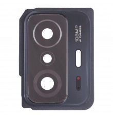 Стекло камеры для Xiaomi 11T, 11T Pro, серое, с рамкой, Original (PRC)