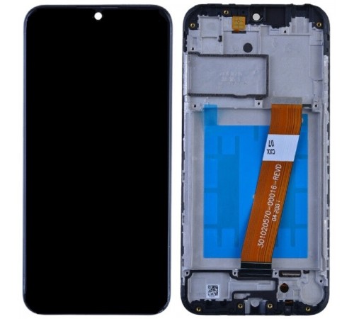 Дисплей для Samsung A107 Galaxy A10s, чорний, без рамки, Original, сервісна упаковка, #GH82-20227A