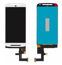 Дисплей для Motorola XT1062 Moto G2, XT1063 Moto G2, XT1064 Moto G2, XT1068 Moto G2, білий, без рамки, Original (PRC)