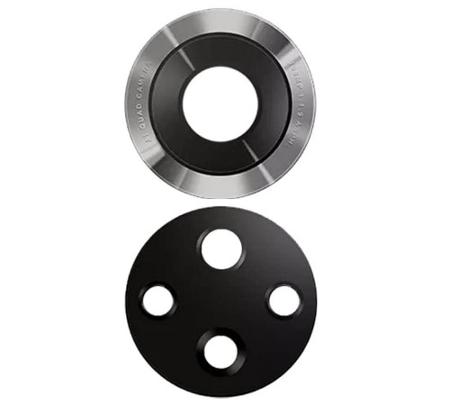 Скло камери для Honor 50, 50 Pro, без рамки, чорне (Midnight Black), комплект 2 шт.