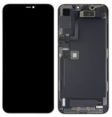 Дисплей для iPhone 11 Pro Max, черный, с рамкой, Original (PRC), с верхним шлейфом