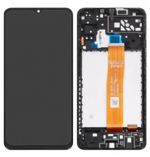 Дисплей для Samsung A047 Galaxy A04s, черный, с рамкой, Original (PRC), A047F_REV0.1