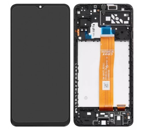 Дисплей для Samsung A047 Galaxy A04s, черный, с рамкой, Original (PRC), A047F_REV0.1