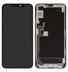 Дисплей для iPhone 11 Pro Max, чорний, з рамкою, High Copy без мікросхеми, (OLED), GX OEM hard