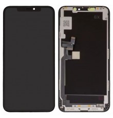 Дисплей для iPhone 11 Pro Max, черный, с рамкой, High Copy без микросхемы, (OLED), GX OEM hard