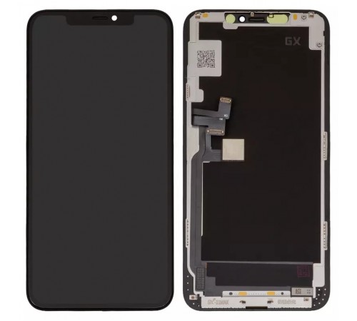 Дисплей для iPhone 11 Pro Max, черный, с рамкой, High Copy без микросхемы, (OLED), GX OEM hard