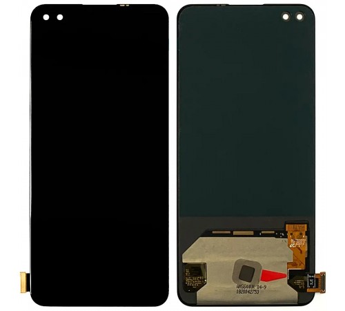 Дисплей для OnePlus Nord, 8 Nord 5G, без рамки, черный, High Copy (OLED)