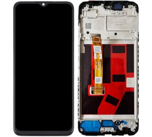 Дисплей для Oppo A18, A38, чорний, з рамкою, Original (PRC), CPH2591