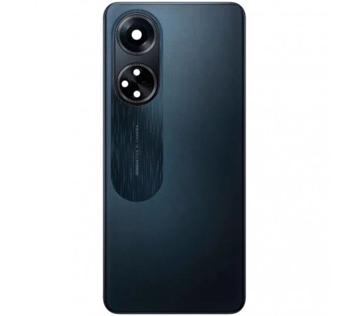 Задня панель корпуса для Oppo A98, чорна (Cool Black) + скло камери