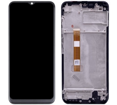 Дисплей для Realme C11, Narzo 30A, чорний, з рамкою, High Copy, p/n: FPC-HTF065H093-A3