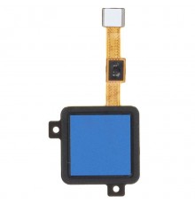 Шлейф для ZTE Blade A51, сканера отпечатка пальца (Touch ID), синий