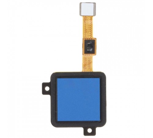Шлейф для ZTE Blade A51, сканера отпечатка пальца (Touch ID), синий