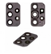 Скло камери для Samsung A725 Galaxy A72, Original, чорне, з розборки