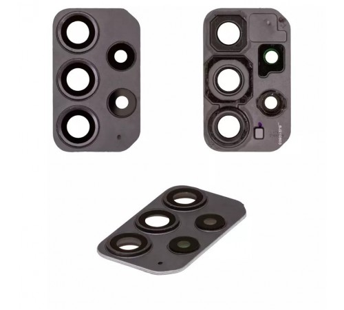 Скло камери для Samsung A725 Galaxy A72, Original, чорне, з розборки