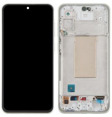 Дисплей для Samsung A366 Galaxy A36, с рамкой, зеленый (Lime), Original