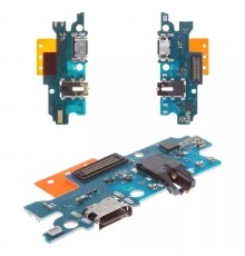 Шлейф для Samsung M205F/DS Galaxy M20, коннектора наушников, коннектора зарядки, микрофона, плата зарядки, High Copy