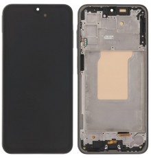 Дисплей для Samsung A266 Galaxy A26, черный, с рамкой, High Copy (OLED) (Small LCD)