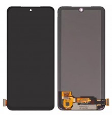 Дисплей для Xiaomi Poco M5s, Redmi Note 10, Redmi Note 10S, чорний, з широким обідком, без рамки, High Copy (OLED), M2101K7AI, M2101K7AG