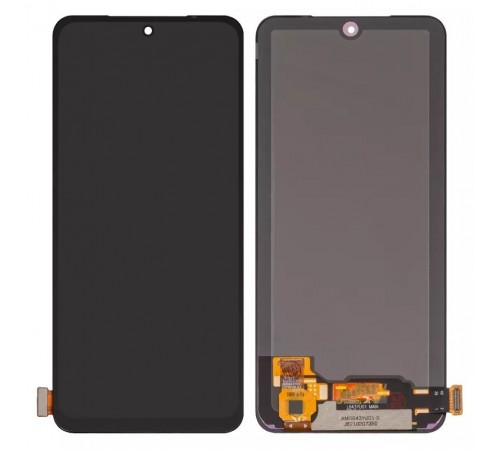 Дисплей для Xiaomi Poco M5s, Redmi Note 10, Redmi Note 10S, чорний, з широким обідком, без рамки, High Copy (OLED), M2101K7AI, M2101K7AG