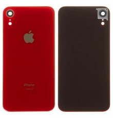 Задня панель корпусу для iPhone XR, червона + скло камери, small hole