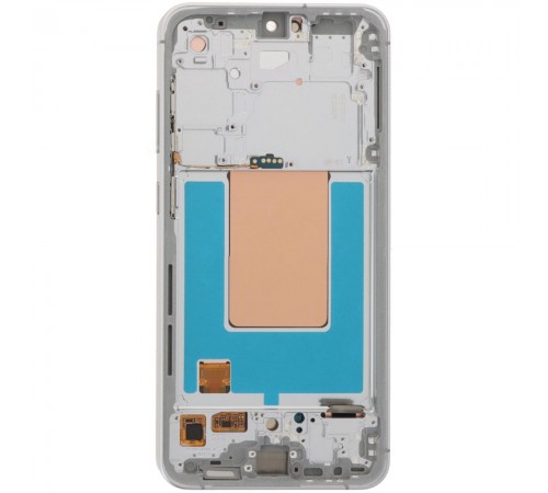 Дисплей для Samsung S721 Galaxy S24 FE, серебристый (Blue, Yellow, Gray, Mint), с рамкой, Original (PRC)