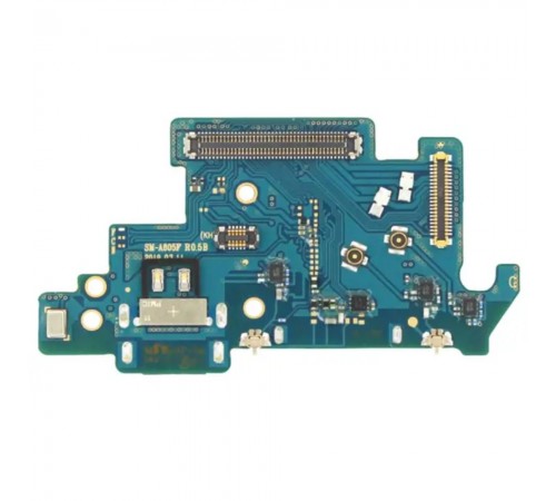 Шлейф для Samsung A805F/DS Galaxy A80, коннектора зарядки, с микрофоном, плата зарядки, Original (PRC)
