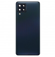 Задня панель корпусу для Samsung M325 Galaxy M32, чорна + скло камери