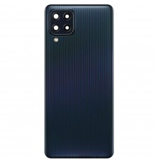 Задняя панель корпуса для Samsung M325 Galaxy M32, черная + стекло камеры