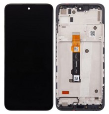 Дисплей для Motorola Moto G71 5G XT2169-1, черный, с рамкой, Copy (TFT)