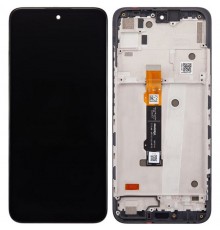 Дисплей для Motorola Moto G71 5G XT2169-1, черный, с рамкой, Copy (TFT)