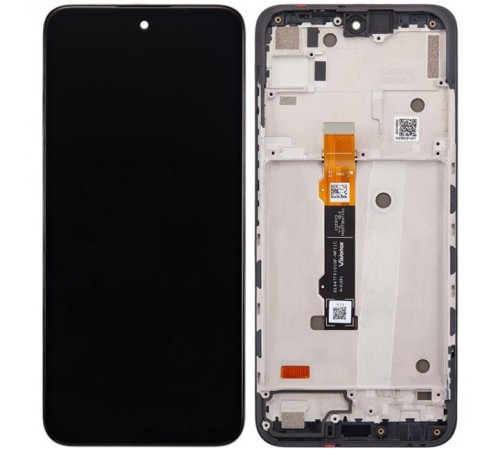 Дисплей для Motorola Moto G71 5G XT2169-1, черный, с рамкой, Copy (TFT)