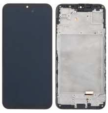 Дисплей для Samsung A155 Galaxy A15, A156 Galaxy A15 5G, черный, с рамкой, Copy (TFT)
