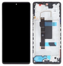 Дисплей для Xiaomi Redmi Note 12 Pro 5G, чорний, з рамкою, Copy (TFT)