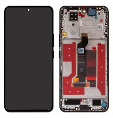 Дисплей для Huawei Honor 200, черный, с рамкой, Original (PRC), ELI-AN00, ELI-NX9