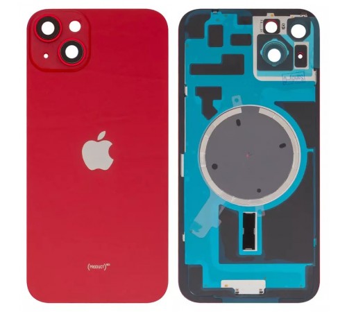 Задня панель корпусу для iPhone 14 Plus, червона + скло камери, Original (PRC), red