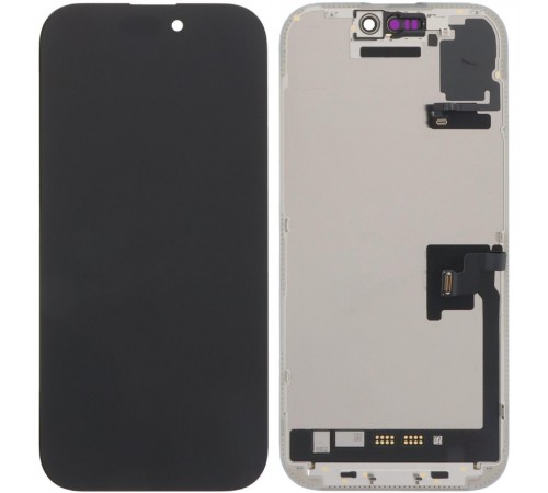 Дисплей для iPhone 16 Pro, черный, с рамкой, Original (PRC), без ошибки