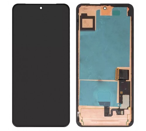 Дисплей для Google Pixel 8 Pro, чорний, з рамкою, Оригінал (переклеєно скло), GC3VE, G1MNW