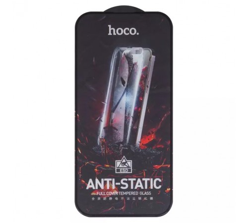 Захисне скло Hoco G10 для Apple iPhone 14 Pro, Full Glue, Anti-Static, (без упаковки), чорний