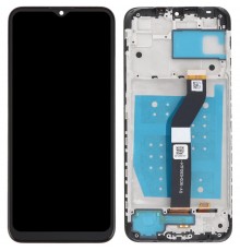 Дисплей для Motorola Moto G8 Power Lite XT2055-2, черный, с рамкой, Original (PRC)