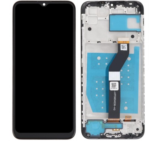 Дисплей для Motorola Moto G8 Power Lite XT2055-2, черный, с рамкой, Original (PRC)