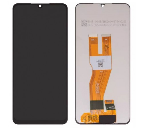 Дисплей для Samsung A055 Galaxy A05, черный, без рамки, Оригинал (переклеено стекло)