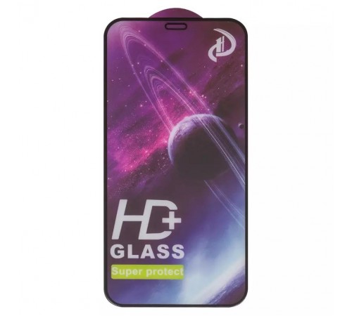 Захисне скло ASP для Apple iPhone 12 mini, сумісне з чохлом, Full Glue, чорне 