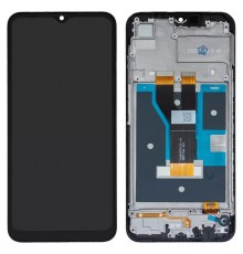 Дисплей для Realme C11 (2021), C20, C21, чорний, з рамкою, High Copy RMX3201 RMX3063 RMX3231