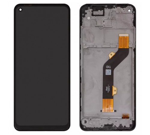 Дисплей для Tecno Spark 6, чорний, з рамкою, High Copy TXDI680EBGPX-3